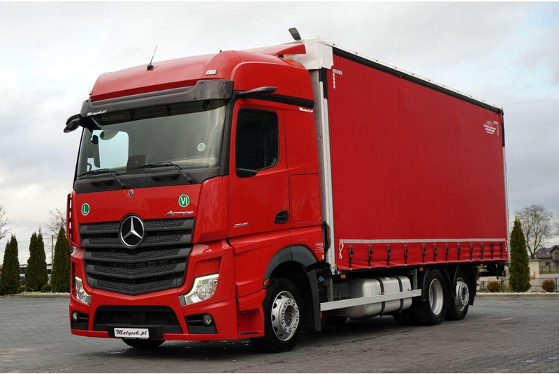 Mercedes-Benz ACTROS / 2545 / SOLÓWKA / 6x2 / I-PARK COOL / BIG SPACE / WIELT - Тентована вантажівка: фото 1 Mercedes-Benz ACTROS / 2545 / SOLÓWKA / 6x2 / I-PARK COOL / BIG SPACE / WIELT - Тентована вантажівка: фото 1