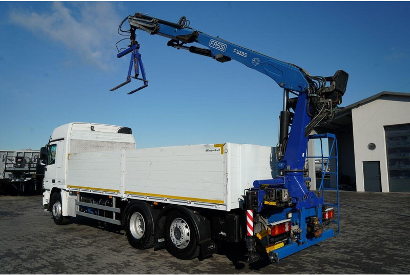 Mercedes-Benz ACTROS 2548 / 6x2 / BURTOWA - 6,5 M / OŚ PODNOSZONA / HDS FASSI - Бортова вантажівка/ Платформа, Вантажівка з маніпулятором: фото 3 Mercedes-Benz ACTROS 2548 / 6x2 / BURTOWA - 6,5 M / OŚ PODNOSZONA / HDS FASSI - Бортова вантажівка/ Платформа, Вантажівка з маніпулятором: фото 3