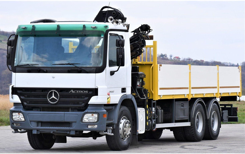 Mercedes-Benz ACTROS 2632 - Бортова вантажівка/ Платформа, Вантажівка з маніпулятором: фото 4 Mercedes-Benz ACTROS 2632 - Бортова вантажівка/ Платформа, Вантажівка з маніпулятором: фото 4