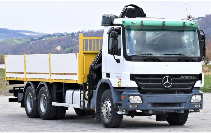 Mercedes-Benz ACTROS 2632 - Бортова вантажівка/ Платформа, Вантажівка з маніпулятором: фото 3 Mercedes-Benz ACTROS 2632 - Бортова вантажівка/ Платформа, Вантажівка з маніпулятором: фото 3