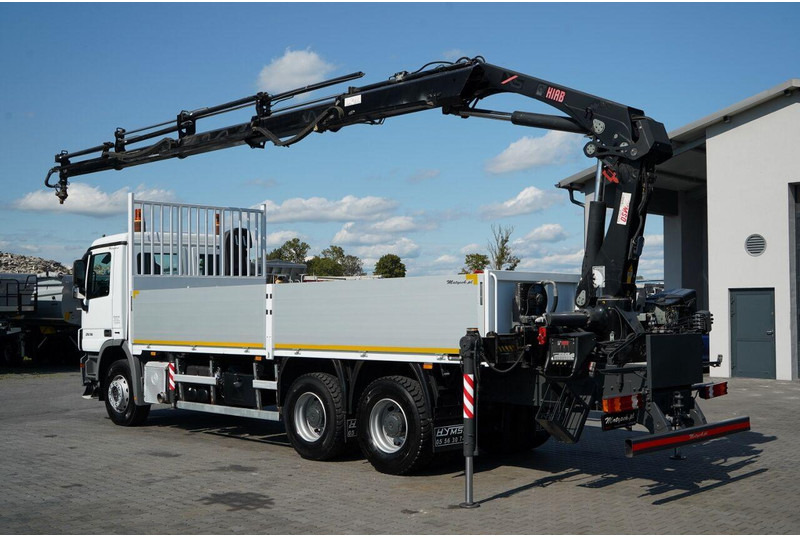 Mercedes-Benz ACTROS 2636 / 6x4 / SKRZYNIOWY 7 M + HDS HIAB - WYSÓW 12,6 M / - Бортова вантажівка/ Платформа, Вантажівка з маніпулятором: фото 4 Mercedes-Benz ACTROS 2636 / 6x4 / SKRZYNIOWY 7 M + HDS HIAB - WYSÓW 12,6 M / - Бортова вантажівка/ Платформа, Вантажівка з маніпулятором: фото 4