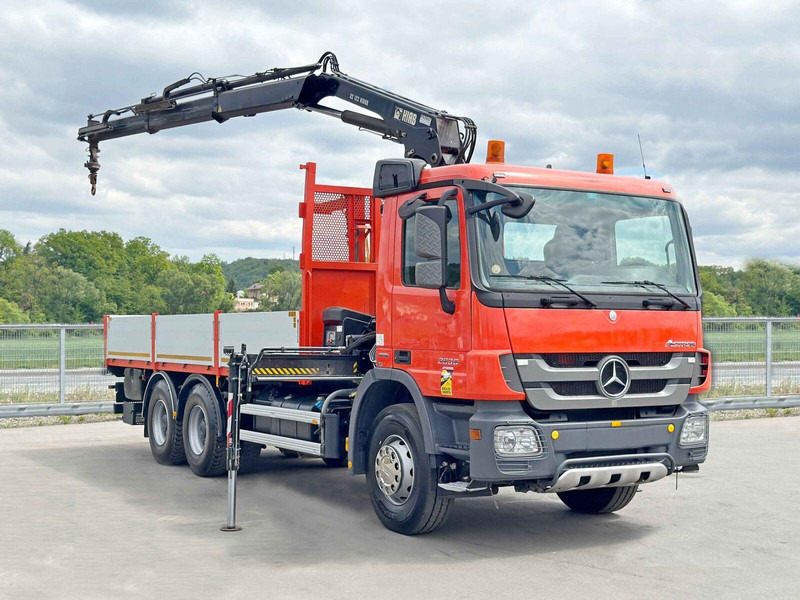 Mercedes-Benz ACTROS 2636 *HIAB 122 BS-2 HIDUO + FUNK/6x4 * TOP - Бортова вантажівка/ Платформа, Вантажівка з маніпулятором: фото 2 Mercedes-Benz ACTROS 2636 *HIAB 122 BS-2 HIDUO + FUNK/6x4 * TOP - Бортова вантажівка/ Платформа, Вантажівка з маніпулятором: фото 2