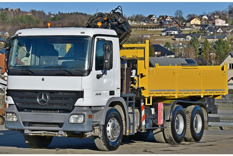 Mercedes-Benz ACTROS 2636 * TEREX 165.2E - A4 + FUNK/6x4 - Самоскид вантажівка, Вантажівка з маніпулятором: фото 4 Mercedes-Benz ACTROS 2636 * TEREX 165.2E - A4 + FUNK/6x4 - Самоскид вантажівка, Вантажівка з маніпулятором: фото 4