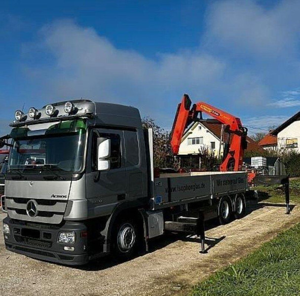 Mercedes-Benz ACTROS 2641 6x2 Crane PALFINGER PK 36002 - Бортова вантажівка/ Платформа, Вантажівка з маніпулятором: фото 1 Mercedes-Benz ACTROS 2641 6x2 Crane PALFINGER PK 36002 - Бортова вантажівка/ Платформа, Вантажівка з маніпулятором: фото 1