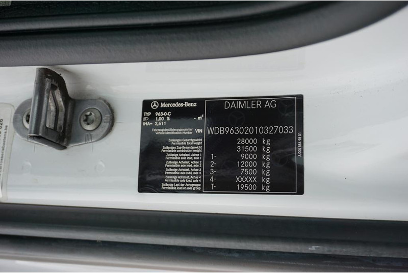 Вантажівка з закритим кузовом Mercedes-Benz ACTROS / 2645 / E 6 / KONTENER + WINDA / 22 PALETY / ŁAD. 13 467: фото 11