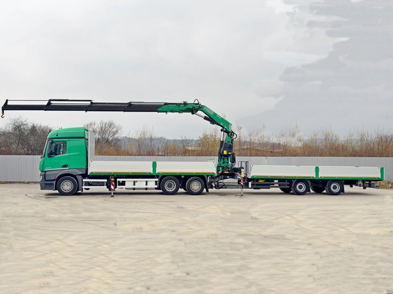 Mercedes-Benz ACTROS 2645 * FASSI F 345.24 + FUNK + Anhänger - Бортова вантажівка/ Платформа, Вантажівка з маніпулятором: фото 5 Mercedes-Benz ACTROS 2645 * FASSI F 345.24 + FUNK + Anhänger - Бортова вантажівка/ Платформа, Вантажівка з маніпулятором: фото 5