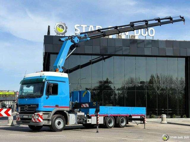 Mercedes-Benz ACTROS 2646L - Бортова вантажівка/ Платформа, Вантажівка з маніпулятором: фото 1 Mercedes-Benz ACTROS 2646L - Бортова вантажівка/ Платформа, Вантажівка з маніпулятором: фото 1