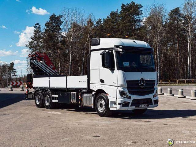 Mercedes-Benz ACTROS 3351 NEW 6x4 Fassi F485 Crane - Бортова вантажівка/ Платформа, Вантажівка з маніпулятором: фото 4 Mercedes-Benz ACTROS 3351 NEW 6x4 Fassi F485 Crane - Бортова вантажівка/ Платформа, Вантажівка з маніпулятором: фото 4