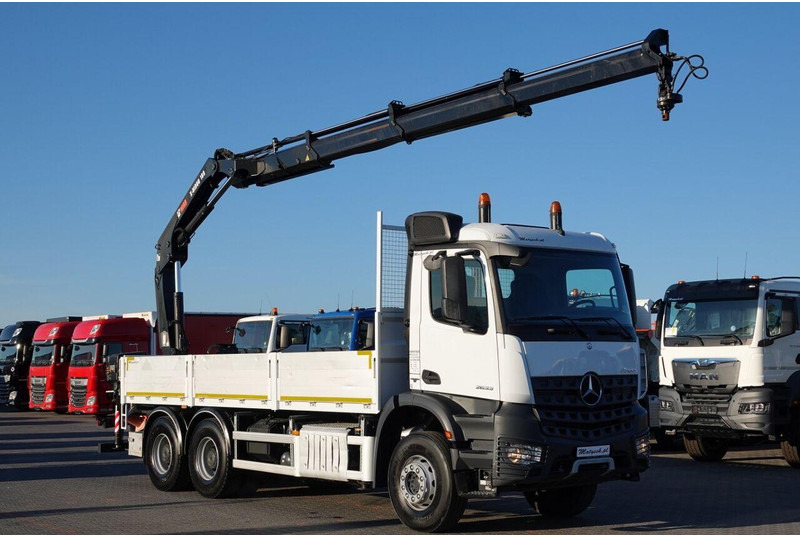 Mercedes-Benz AROCS 2633 / 6x4 / SKRZYNIOWY - 6,5 M / HDS HIAB 188 b-3 wysów: - Бортова вантажівка/ Платформа, Вантажівка з маніпулятором: фото 5 Mercedes-Benz AROCS 2633 / 6x4 / SKRZYNIOWY - 6,5 M / HDS HIAB 188 b-3 wysów: - Бортова вантажівка/ Платформа, Вантажівка з маніпулятором: фото 5