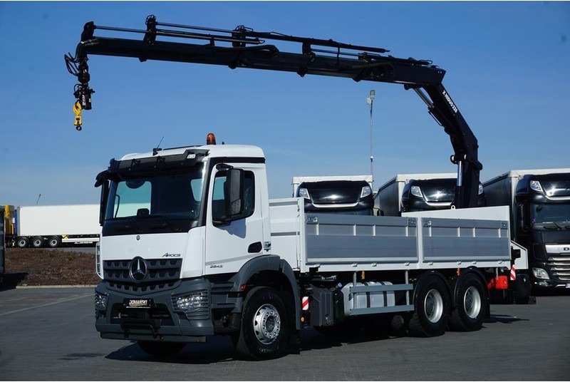 Mercedes-Benz AROCS / 2643 / 6 X 4 / SKRZYNIOWY + HDS / HIAB 228 E – 4 / WYS. - Бортова вантажівка/ Платформа, Вантажівка з маніпулятором: фото 1 Mercedes-Benz AROCS / 2643 / 6 X 4 / SKRZYNIOWY + HDS / HIAB 228 E – 4 / WYS. - Бортова вантажівка/ Платформа, Вантажівка з маніпулятором: фото 1