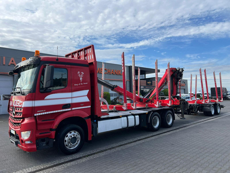 Mercedes-Benz AROCS 2645 EURO 6 6x4 TIMBER CARRIER HOLZTRANSPORT PALFINGER EPS - Лісовоз, Вантажівка з маніпулятором: фото 2 Mercedes-Benz AROCS 2645 EURO 6 6x4 TIMBER CARRIER HOLZTRANSPORT PALFINGER EPS - Лісовоз, Вантажівка з маніпулятором: фото 2