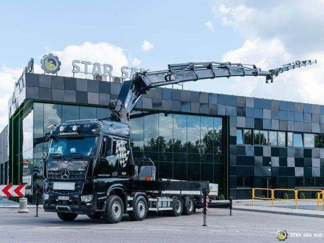 Mercedes-Benz AROCS 3251 8x4 HMF 8520 Fly Jib Winch - Бортова вантажівка/ Платформа, Вантажівка з маніпулятором: фото 3 Mercedes-Benz AROCS 3251 8x4 HMF 8520 Fly Jib Winch - Бортова вантажівка/ Платформа, Вантажівка з маніпулятором: фото 3