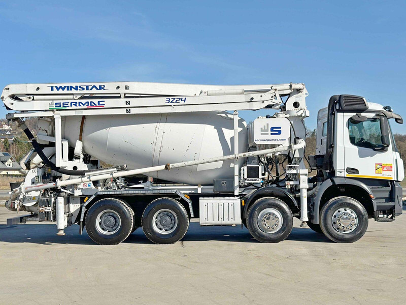 Mercedes-Benz AROCS 3743 * Betonpumpe + FUNK * 8x4 * TOP - Автобетонозмішувач: фото 3 Mercedes-Benz AROCS 3743 * Betonpumpe + FUNK * 8x4 * TOP - Автобетонозмішувач: фото 3