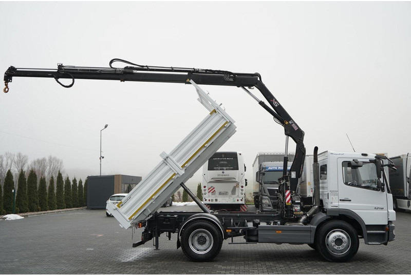 Mercedes-Benz ATEGO 1218 / 4x2 / WYWROTKA + HDS HIAB 0088 BS-3 / PILOT /MANU - Самоскид вантажівка, Вантажівка з маніпулятором: фото 5 Mercedes-Benz ATEGO 1218 / 4x2 / WYWROTKA + HDS HIAB 0088 BS-3 / PILOT /MANU - Самоскид вантажівка, Вантажівка з маніпулятором: фото 5