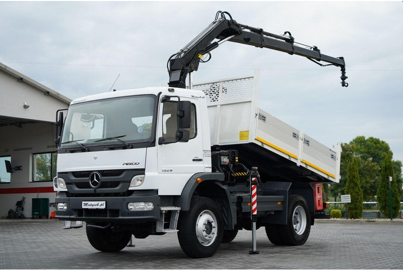 Mercedes-Benz ATEGO 1629 / 4x4 / WYWROTKA + HDS HIAB 111 B-3 / PILOT / ROTAT - Самоскид вантажівка, Вантажівка з маніпулятором: фото 2 Mercedes-Benz ATEGO 1629 / 4x4 / WYWROTKA + HDS HIAB 111 B-3 / PILOT / ROTAT - Самоскид вантажівка, Вантажівка з маніпулятором: фото 2