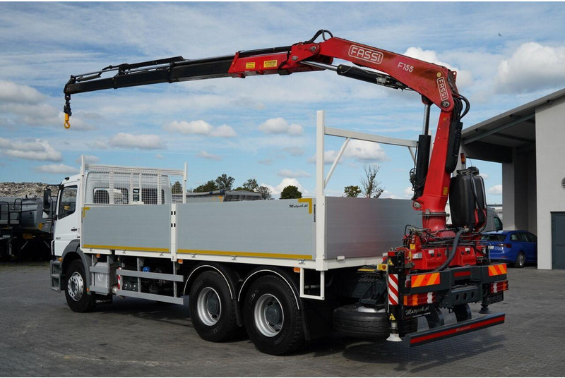 Mercedes-Benz / AXOR 2633 / 6X4 / SKRZYNIOWY - 6,55 M / MOCNA PODŁOGA / HDS FA - Бортова вантажівка/ Платформа, Вантажівка з маніпулятором: фото 4 Mercedes-Benz / AXOR 2633 / 6X4 / SKRZYNIOWY - 6,55 M / MOCNA PODŁOGA / HDS FA - Бортова вантажівка/ Платформа, Вантажівка з маніпулятором: фото 4