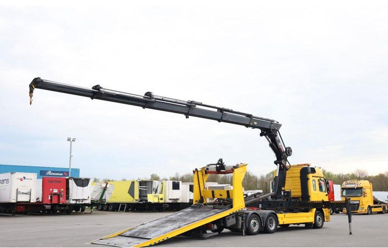 Mercedes-Benz Actros 2532 Vehicle transporter + crane Hiab 477EP-5 HiPro 6x2 - Автовоз вантажівка: фото 5 Mercedes-Benz Actros 2532 Vehicle transporter + crane Hiab 477EP-5 HiPro 6x2 - Автовоз вантажівка: фото 5
