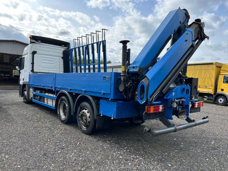 Mercedes-Benz Actros 2544 Glastransporter mit Palfinger Kran - Бортова вантажівка/ Платформа, Вантажівка з маніпулятором: фото 4 Mercedes-Benz Actros 2544 Glastransporter mit Palfinger Kran - Бортова вантажівка/ Платформа, Вантажівка з маніпулятором: фото 4