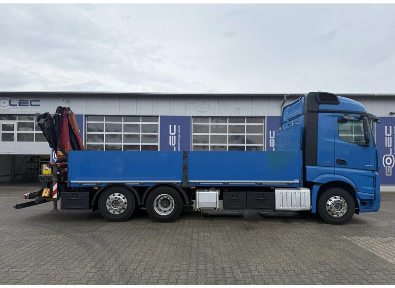 Mercedes-Benz Actros 2545 - Flatbed + crane 6x2 - Бортова вантажівка/ Платформа, Вантажівка з маніпулятором: фото 5 Mercedes-Benz Actros 2545 - Flatbed + crane 6x2 - Бортова вантажівка/ Платформа, Вантажівка з маніпулятором: фото 5