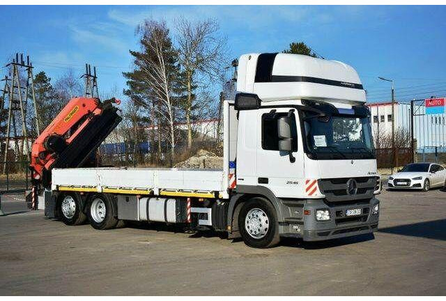 Mercedes-Benz Actros 2546 6x2 Palfinger PK 53002 Crane Kran - Бортова вантажівка/ Платформа, Вантажівка з маніпулятором: фото 2 Mercedes-Benz Actros 2546 6x2 Palfinger PK 53002 Crane Kran - Бортова вантажівка/ Платформа, Вантажівка з маніпулятором: фото 2
