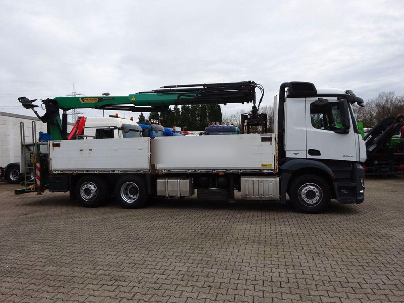 Mercedes-Benz Antos 2543 - Flatbed+crane 6x2 - Бортова вантажівка/ Платформа, Вантажівка з маніпулятором: фото 3 Mercedes-Benz Antos 2543 - Flatbed+crane 6x2 - Бортова вантажівка/ Платформа, Вантажівка з маніпулятором: фото 3