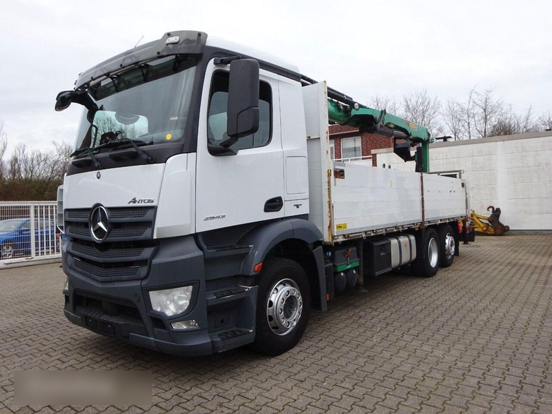 Mercedes-Benz Antos 2543 - Flatbed+crane 6x2 - Бортова вантажівка/ Платформа, Вантажівка з маніпулятором: фото 2 Mercedes-Benz Antos 2543 - Flatbed+crane 6x2 - Бортова вантажівка/ Платформа, Вантажівка з маніпулятором: фото 2