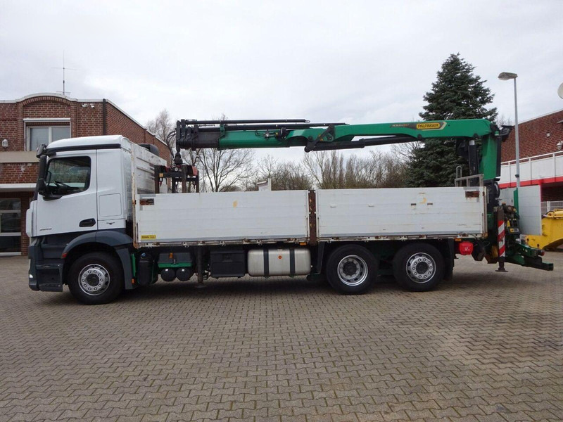 Mercedes-Benz Antos 2543 - Flatbed+crane 6x2 - Бортова вантажівка/ Платформа, Вантажівка з маніпулятором: фото 4 Mercedes-Benz Antos 2543 - Flatbed+crane 6x2 - Бортова вантажівка/ Платформа, Вантажівка з маніпулятором: фото 4