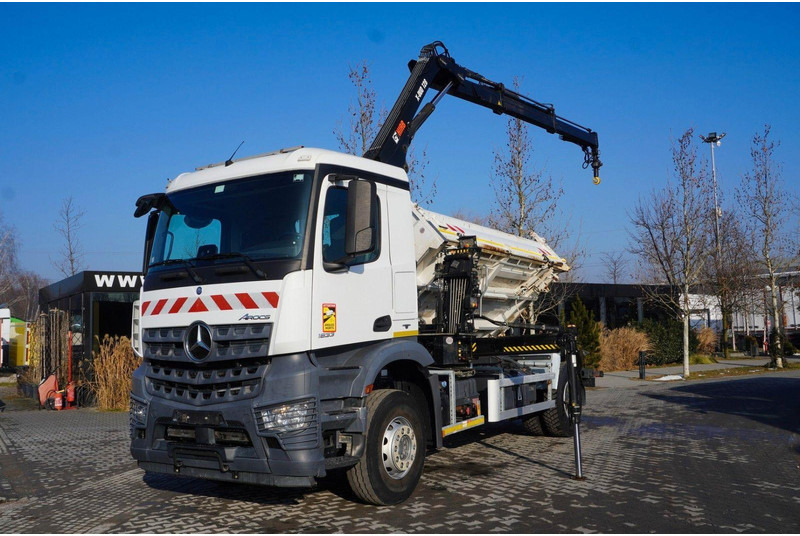 Mercedes-Benz Arocs 1833 3-Way Tipper Crane HIAB X-DUO 128 B - Самоскид вантажівка, Вантажівка з маніпулятором: фото 3 Mercedes-Benz Arocs 1833 3-Way Tipper Crane HIAB X-DUO 128 B - Самоскид вантажівка, Вантажівка з маніпулятором: фото 3
