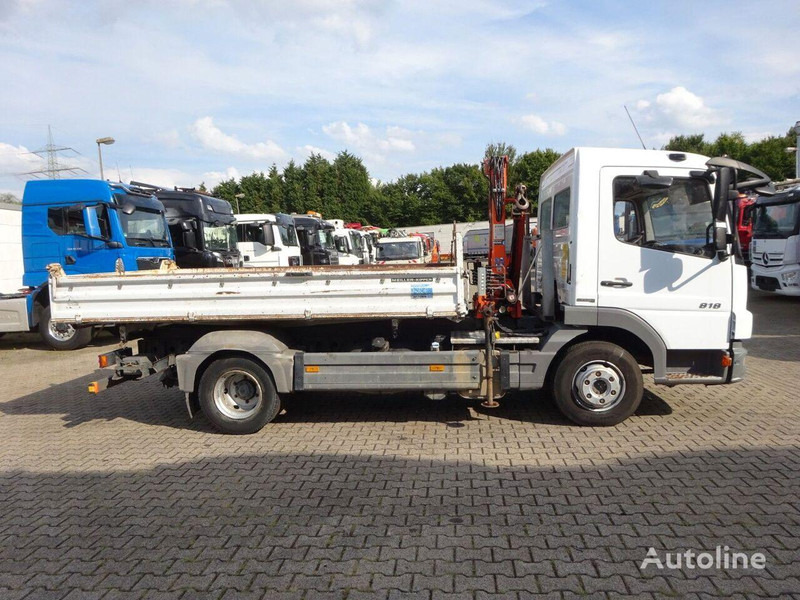 Mercedes-Benz Atego 818 - 3 way tipper+crane - Самоскид вантажівка, Вантажівка з маніпулятором: фото 4 Mercedes-Benz Atego 818 - 3 way tipper+crane - Самоскид вантажівка, Вантажівка з маніпулятором: фото 4