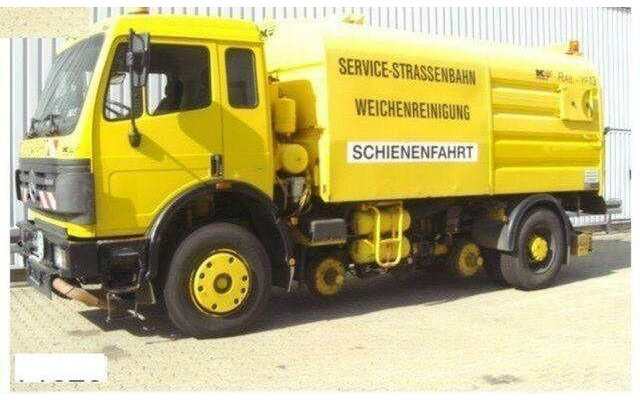 Mercedes-Benz SK 1820 4x2 Schienenreinigungs Kehrmaschine RAIL - Підмітально-прибиральна машина: фото 1 Mercedes-Benz SK 1820 4x2 Schienenreinigungs Kehrmaschine RAIL - Підмітально-прибиральна машина: фото 1
