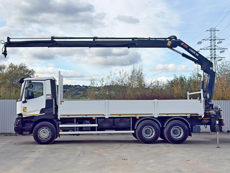 Renault C 380* HIAB X-HIDUO 188 B-3/FUNK*6x4 - Бортова вантажівка/ Платформа, Вантажівка з маніпулятором: фото 5 Renault C 380* HIAB X-HIDUO 188 B-3/FUNK*6x4 - Бортова вантажівка/ Платформа, Вантажівка з маніпулятором: фото 5