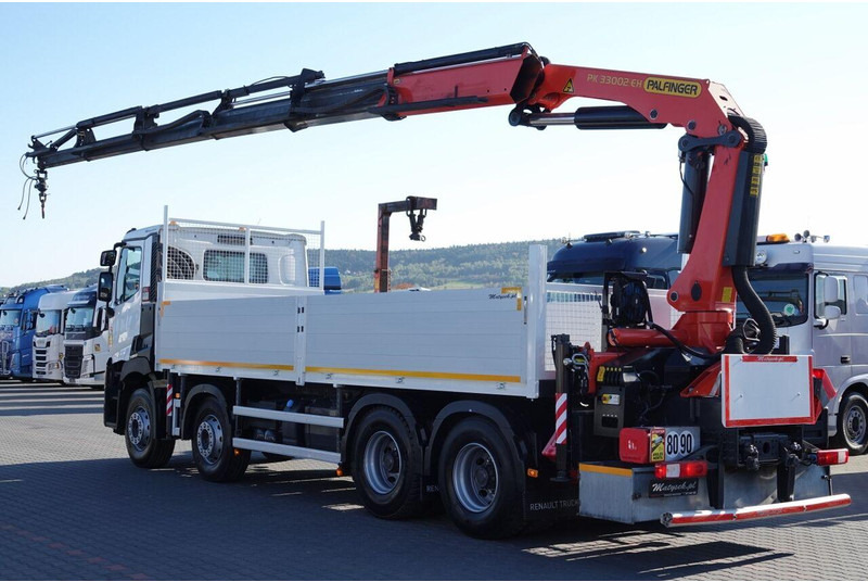 Renault C 430 / 8x4 / SKRZYNIOWY 7 M + HDS PALFINGER 33002 -wysów: 14,5 - Бортова вантажівка/ Платформа, Вантажівка з маніпулятором: фото 3 Renault C 430 / 8x4 / SKRZYNIOWY 7 M + HDS PALFINGER 33002 -wysów: 14,5 - Бортова вантажівка/ Платформа, Вантажівка з маніпулятором: фото 3