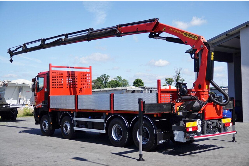 Renault C 430 / 8x4 / SKRZYNIOWY 7 M + HDS PALFINGER PK 2300-EH / WYSÓW - Бортова вантажівка/ Платформа, Вантажівка з маніпулятором: фото 3 Renault C 430 / 8x4 / SKRZYNIOWY 7 M + HDS PALFINGER PK 2300-EH / WYSÓW - Бортова вантажівка/ Платформа, Вантажівка з маніпулятором: фото 3