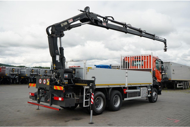 Renault K 380 / 6X4 / SKRZYNIOWY 6.2 M / + HDS HIAB 166 ES-4 / MAX UDŹWI - Бортова вантажівка/ Платформа, Вантажівка з маніпулятором: фото 4 Renault K 380 / 6X4 / SKRZYNIOWY 6.2 M / + HDS HIAB 166 ES-4 / MAX UDŹWI - Бортова вантажівка/ Платформа, Вантажівка з маніпулятором: фото 4