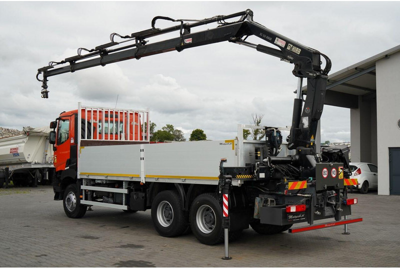Renault K 380 / 6X4 / SKRZYNIOWY 6.2 M / + HDS HIAB 166 ES-4 / MAX UDŹWI - Бортова вантажівка/ Платформа, Вантажівка з маніпулятором: фото 3 Renault K 380 / 6X4 / SKRZYNIOWY 6.2 M / + HDS HIAB 166 ES-4 / MAX UDŹWI - Бортова вантажівка/ Платформа, Вантажівка з маніпулятором: фото 3