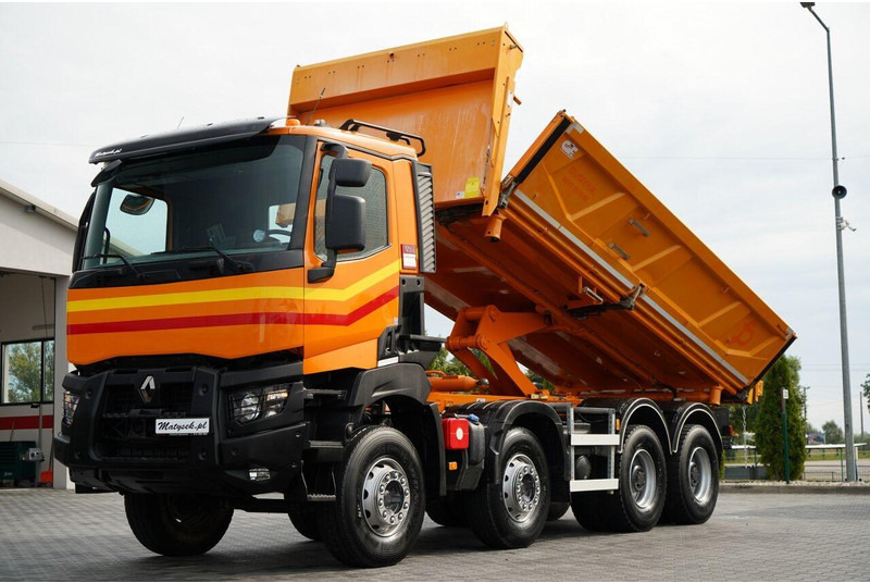 Renault K 480 / 8x4 / WYWROTKA DWUSTRONNA / HYDROBURTA / KLAPODRZWI / S - Самоскид вантажівка: фото 1 Renault K 480 / 8x4 / WYWROTKA DWUSTRONNA / HYDROBURTA / KLAPODRZWI / S - Самоскид вантажівка: фото 1