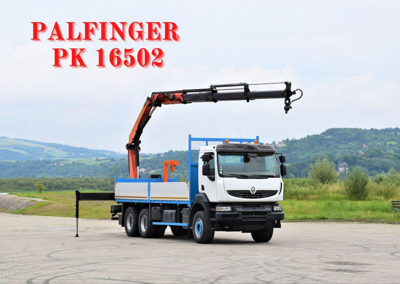 Renault KERAX 370 - Бортова вантажівка/ Платформа, Вантажівка з маніпулятором: фото 1 Renault KERAX 370 - Бортова вантажівка/ Платформа, Вантажівка з маніпулятором: фото 1