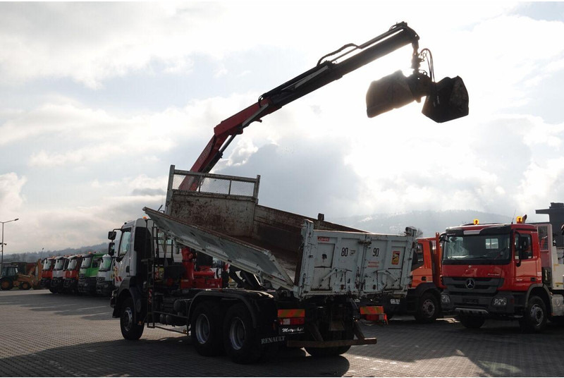 Renault KERAX 410 / 6x4 / WYWROTKA + HDS FASSI F150 / HYDROBURTA / BORDM - Самоскид вантажівка, Вантажівка з маніпулятором: фото 4 Renault KERAX 410 / 6x4 / WYWROTKA + HDS FASSI F150 / HYDROBURTA / BORDM - Самоскид вантажівка, Вантажівка з маніпулятором: фото 4