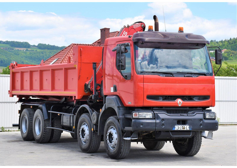 Renault KERAX 420 DCI Kipper 6,30m+FASSI F95AXS.21+FUNK - Самоскид вантажівка, Вантажівка з маніпулятором: фото 4 Renault KERAX 420 DCI Kipper 6,30m+FASSI F95AXS.21+FUNK - Самоскид вантажівка, Вантажівка з маніпулятором: фото 4