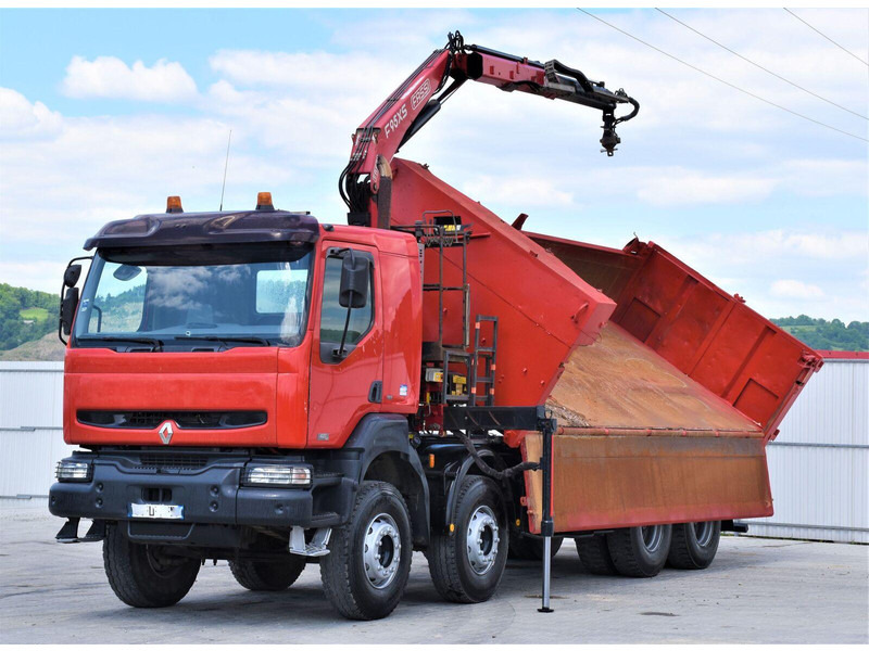 Renault KERAX 420 DCI Kipper 6,30m+FASSI F95AXS.21+FUNK - Самоскид вантажівка, Вантажівка з маніпулятором: фото 3 Renault KERAX 420 DCI Kipper 6,30m+FASSI F95AXS.21+FUNK - Самоскид вантажівка, Вантажівка з маніпулятором: фото 3