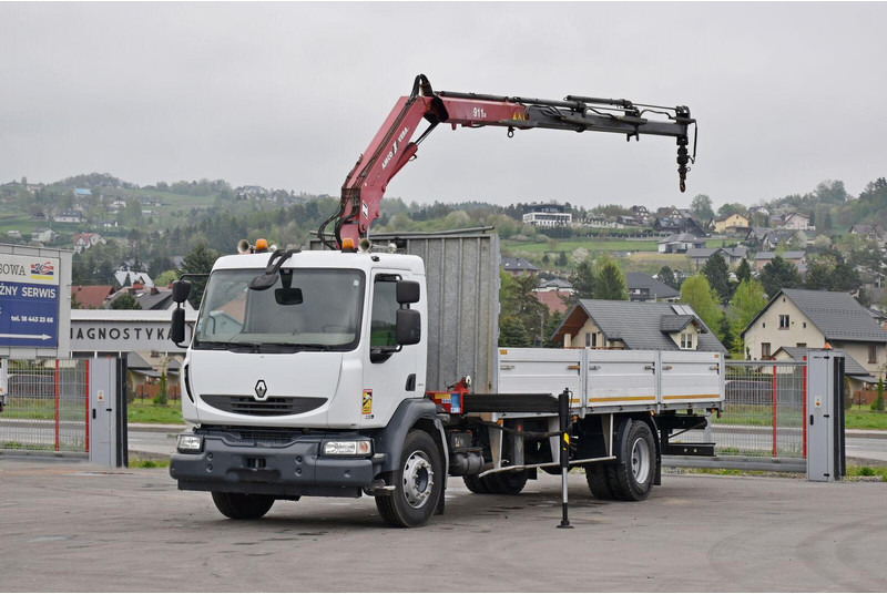 Renault MIDLUM 220 DXI *PRITSCHE 7,35m * KRAN + FUNK - Бортова вантажівка/ Платформа, Вантажівка з маніпулятором: фото 2 Renault MIDLUM 220 DXI *PRITSCHE 7,35m * KRAN + FUNK - Бортова вантажівка/ Платформа, Вантажівка з маніпулятором: фото 2