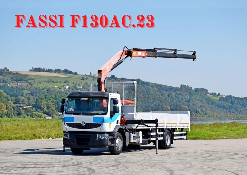 Renault Premium 310 DXI* FASSI F130AC.23+FUNK* TOP - Бортова вантажівка/ Платформа, Вантажівка з маніпулятором: фото 1 Renault Premium 310 DXI* FASSI F130AC.23+FUNK* TOP - Бортова вантажівка/ Платформа, Вантажівка з маніпулятором: фото 1