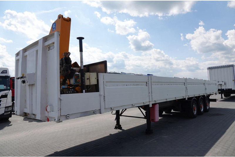 Samro NACZEPA BURTOWA / + HDS EFFER 95-3S - WYSÓW : 9 METRÓW / SPROWA - Бортовий напівпричіп/ Платформа: фото 2 Samro NACZEPA BURTOWA / + HDS EFFER 95-3S - WYSÓW : 9 METRÓW / SPROWA - Бортовий напівпричіп/ Платформа: фото 2