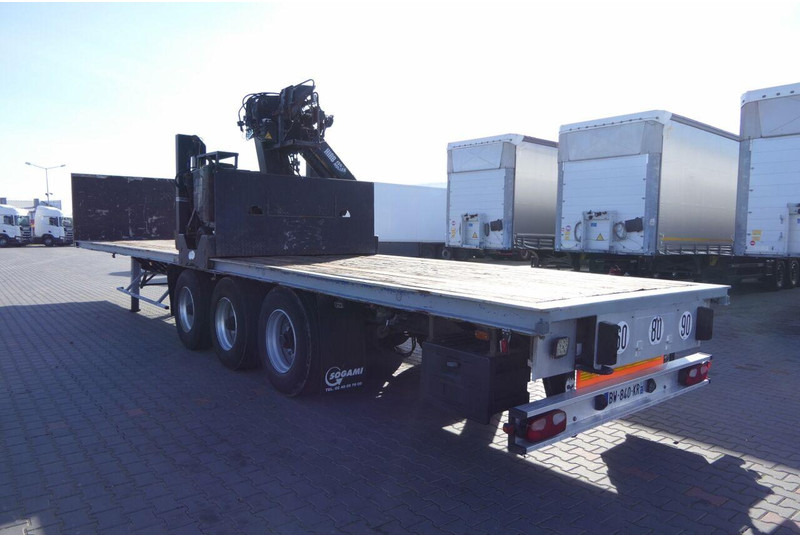 Samro NACZEPA PLATFORMA + HDS HIAB R 150 / DO BUDOWLANKI / PODŁOGA SZY - Бортовий напівпричіп/ Платформа: фото 3 Samro NACZEPA PLATFORMA + HDS HIAB R 150 / DO BUDOWLANKI / PODŁOGA SZY - Бортовий напівпричіп/ Платформа: фото 3