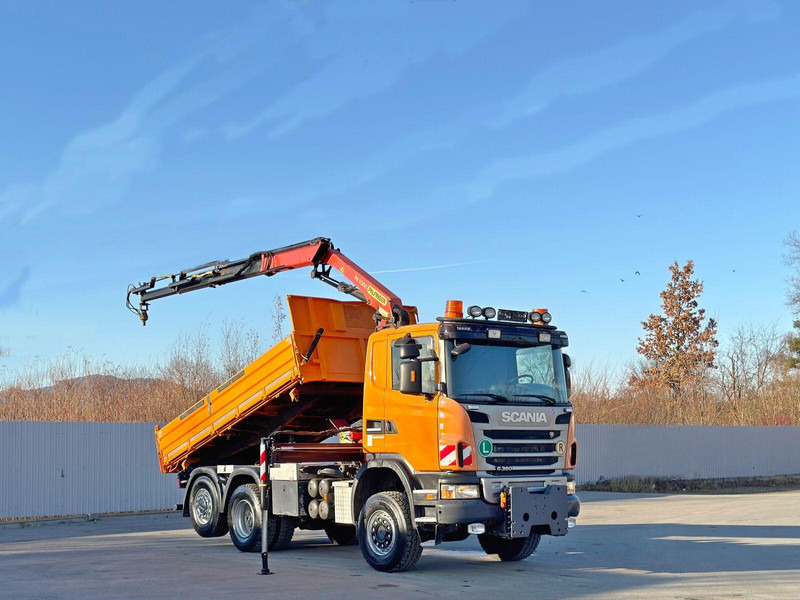 Scania G 360 * KIPPER 4,60m * PALFINGER PK 11002/ 4x4 - Самоскид вантажівка, Вантажівка з маніпулятором: фото 2 Scania G 360 * KIPPER 4,60m * PALFINGER PK 11002/ 4x4 - Самоскид вантажівка, Вантажівка з маніпулятором: фото 2