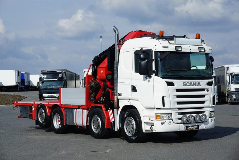 Scania G 480 / 8 X 2 / SKRZYNIOWY + HDS / HMF THOR - O K6 + JIB FJ 2000 - Бортова вантажівка/ Платформа, Вантажівка з маніпулятором: фото 2 Scania G 480 / 8 X 2 / SKRZYNIOWY + HDS / HMF THOR - O K6 + JIB FJ 2000 - Бортова вантажівка/ Платформа, Вантажівка з маніпулятором: фото 2