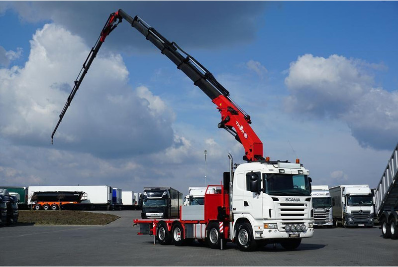 Scania G 480 / 8 X 2 / SKRZYNIOWY + HDS / HMF THOR - O K6 + JIB FJ 2000 - Бортова вантажівка/ Платформа, Вантажівка з маніпулятором: фото 1 Scania G 480 / 8 X 2 / SKRZYNIOWY + HDS / HMF THOR - O K6 + JIB FJ 2000 - Бортова вантажівка/ Платформа, Вантажівка з маніпулятором: фото 1