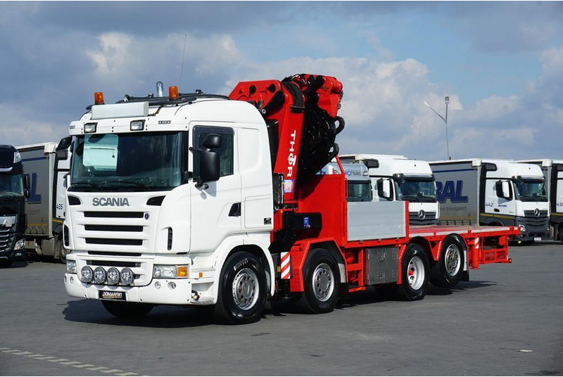 Scania G 480 / 8 X 2 / SKRZYNIOWY + HDS / HMF THOR - O K6 + JIB FJ 2000 - Бортова вантажівка/ Платформа, Вантажівка з маніпулятором: фото 3 Scania G 480 / 8 X 2 / SKRZYNIOWY + HDS / HMF THOR - O K6 + JIB FJ 2000 - Бортова вантажівка/ Платформа, Вантажівка з маніпулятором: фото 3