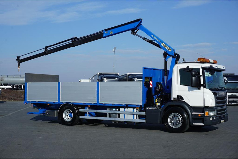 Scania P 250 / ACC / SKRZYNIOWY + HDS + WINDA / PALFINGER PK 12 002 - E - Бортова вантажівка/ Платформа, Вантажівка з маніпулятором: фото 4 Scania P 250 / ACC / SKRZYNIOWY + HDS + WINDA / PALFINGER PK 12 002 - E - Бортова вантажівка/ Платформа, Вантажівка з маніпулятором: фото 4