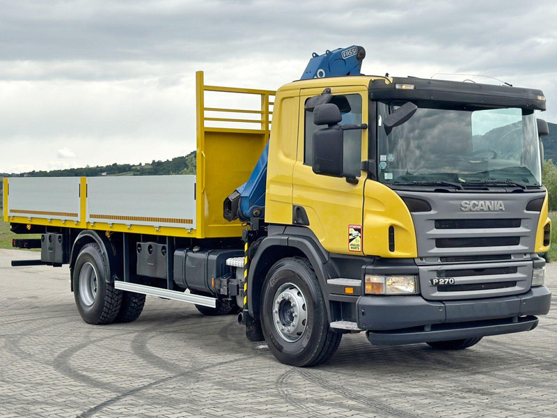 Scania P 270 * FASSI F110A.23 + FUNK * TOPZUSTAND - Бортова вантажівка/ Платформа, Вантажівка з маніпулятором: фото 3 Scania P 270 * FASSI F110A.23 + FUNK * TOPZUSTAND - Бортова вантажівка/ Платформа, Вантажівка з маніпулятором: фото 3